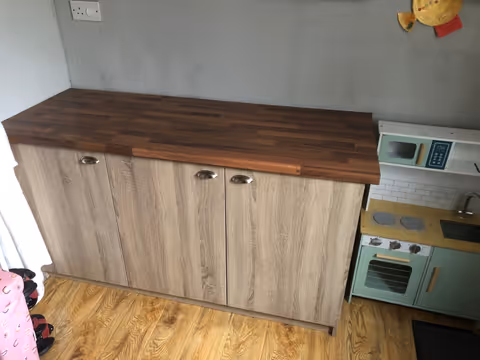 Walnut Top Sideboard